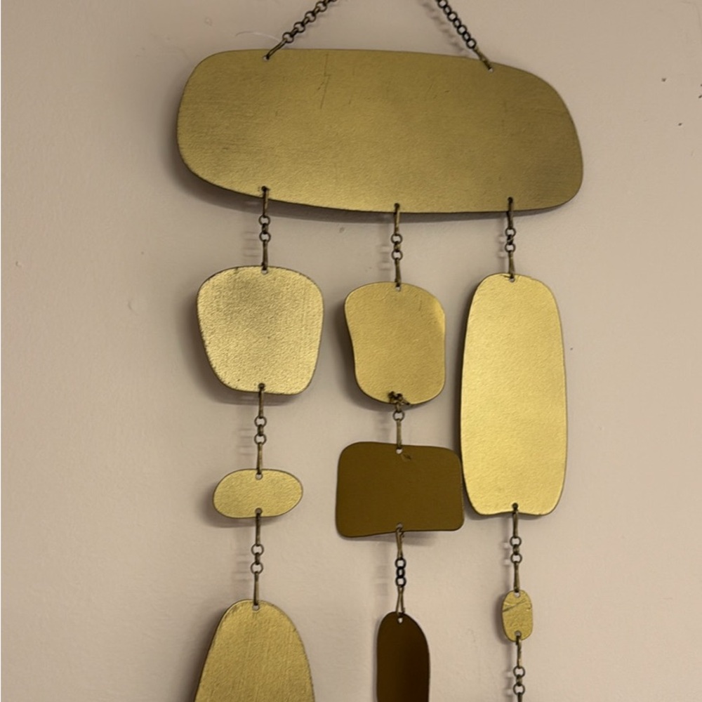 Gold Metal Wind-chime Hanging Decor